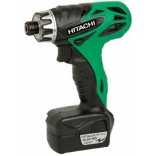 Аккум.шуруповерт HITACHI DB10DL 10.8В 2x1.5Ач LiION 6.35мм 0-400об/мин 10Нм в кейсе