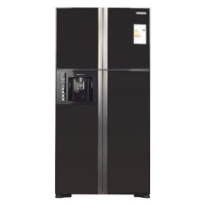 Холодильник HITACHI R-W 722 FPU1X GGR, двухкамерный, графитовое стекло
