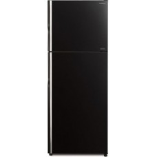 Двухкамерный холодильник Hitachi R-VG 472 PU8 GBK чёрное стекло