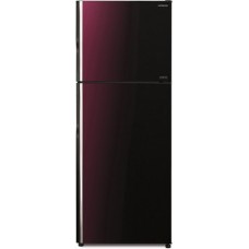 Двухкамерный холодильник Hitachi R-VG 472 PU8 XRZ градиент розово-красного стекло