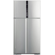 Холодильник с верхней морозильной камерой широкий Hitachi R-V 722 PU1 SLS