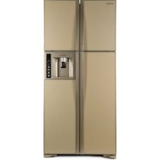Холодильник Side by Side Hitachi R-W 662 PU3 GBE бежевое стекло