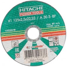 Круг отрезной Hitachi 12525HR A24 (14A) 125x2.5x22